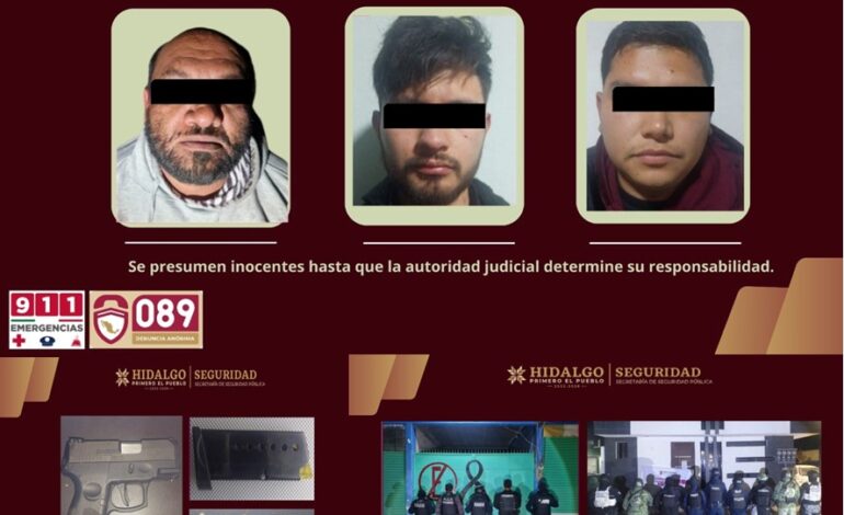 SSPH Frena Operación En Puntos de Venta de Droga en Tulancingo y Tepeji del Río