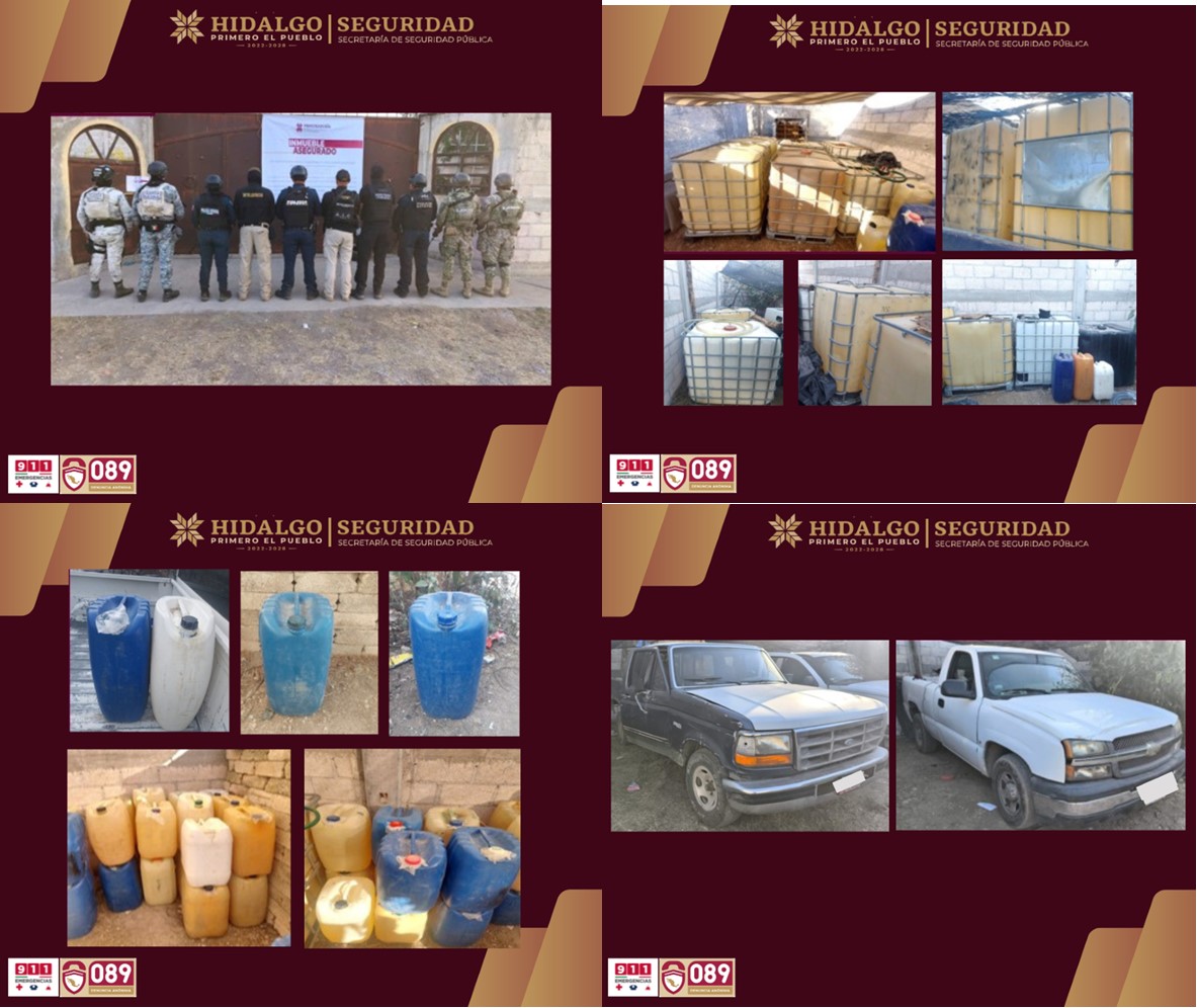 SSPH Refuerza Acciones Contra el Robo de Hidrocarburo en Tlahuelilpan