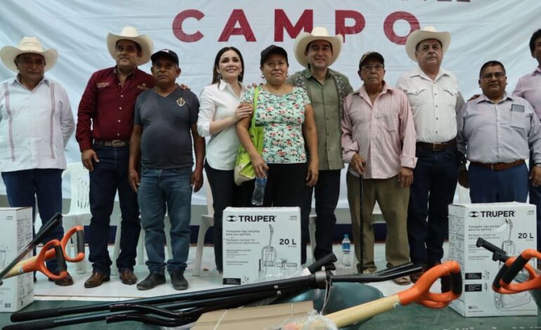 Apoyos económicos y en especie fortalecen la recuperación del campo en la Huasteca hidalguense
