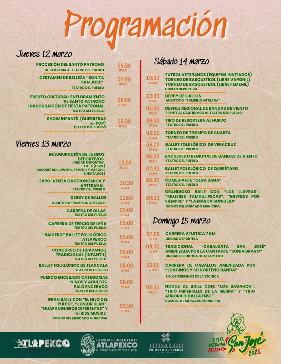 Bailarines de Tlaxcala y Querétaro se presentarán en Atlapexco