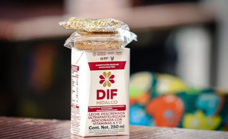 DIF Hidalgo Invertirá 614 Millones 216 Mil 71.98 Pesos Paral Programa de Desayunos Escolares Fríos y Calientes.