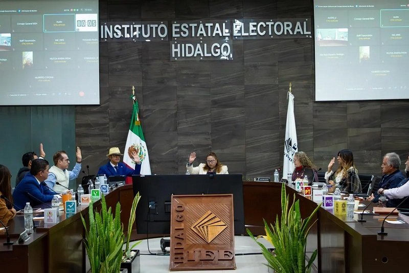 IEEH Aprobó el Calendario Electoral del Proceso Electoral Local Concurrente 2026-2027.