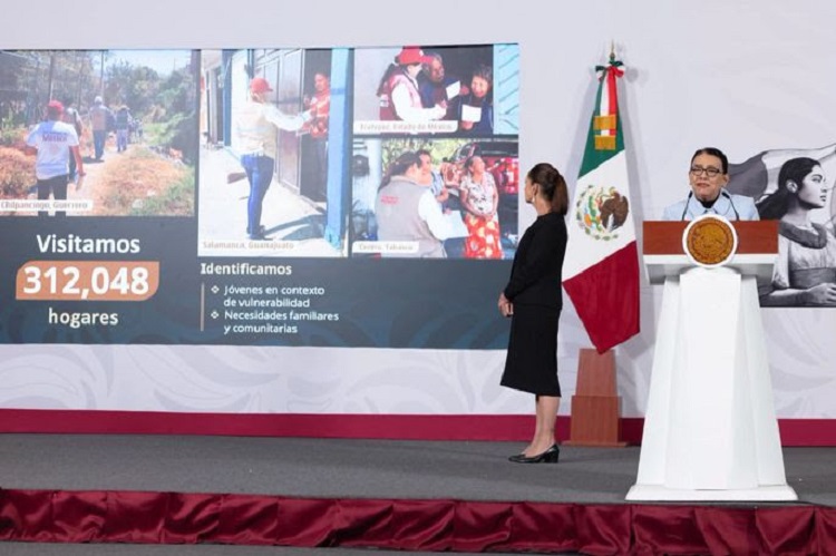 Presidenta Claudia Sheinbaum Resalta Reducción de 44% en Los Homicidios Dolosos a Nivel Nacional; Representan 38 Homicidios Diarios Menos