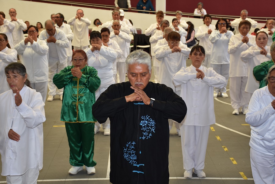 Realizan encuentro de Tai Chi en el Centro Gerontológico Integral Pachuca