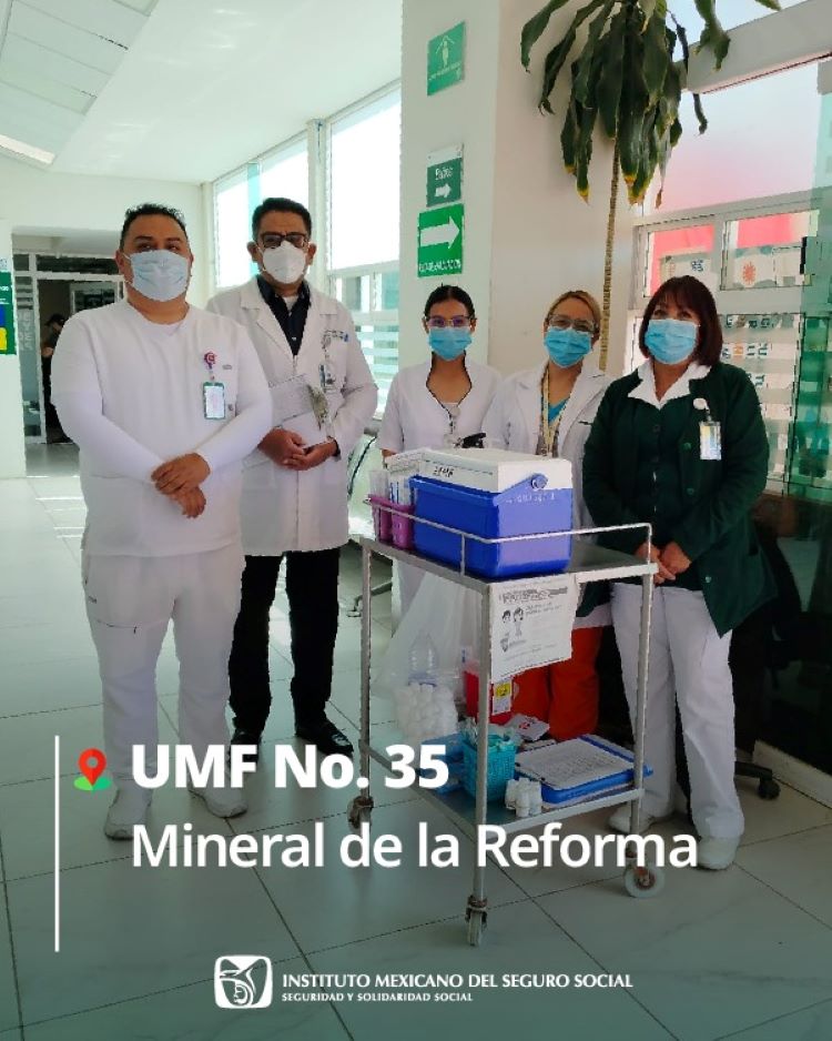 Refuerza IMSS Hidalgo jornada de vacunación y mantiene atención hasta las 20:00 horas