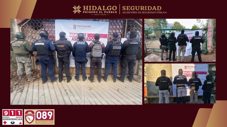 SSPH Desmantela Tres Puntos de Venta de Droga y Frena Operación Delictiva en Calnali