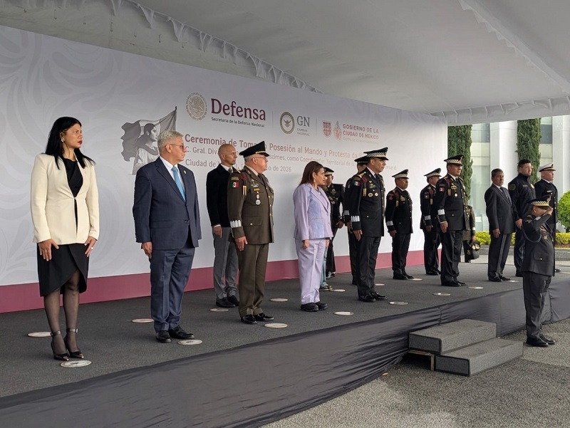 Toma de Posesión del General de División de la Guardia Nacional de Estado Mayor, Saúl Luna Jaime, como Titular de la I Coordinación Territorial.