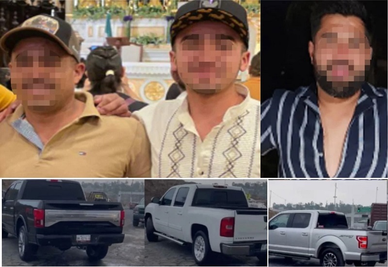 Tres hombres reportados como desaparecidos en Tulancingo aparecen sin vida en Nopaltepec, Estado de México.