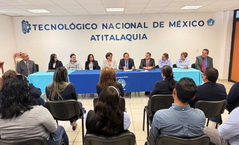 UTT Firma Convenio Académico Con Tecnológico de Atitalaquia