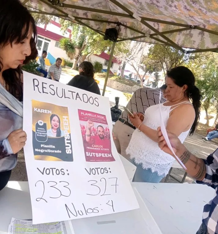 Carlos Hernández Acosta Electo Nuevo Líder del SUTSPEH 2026-2028