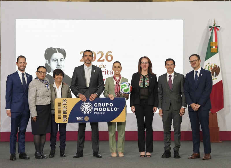 Grupo Modelo Dono 500 boletos para los Partidos de la Copa Mundial de Fútbol