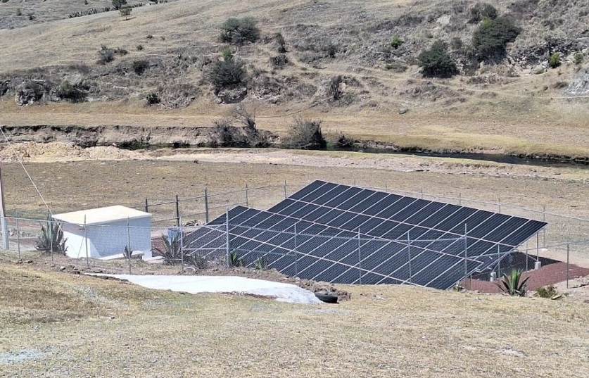 Instala Conagua Primer Sistema de Energía Solar Para Riego Agrícola en El Yolo, Acatlán