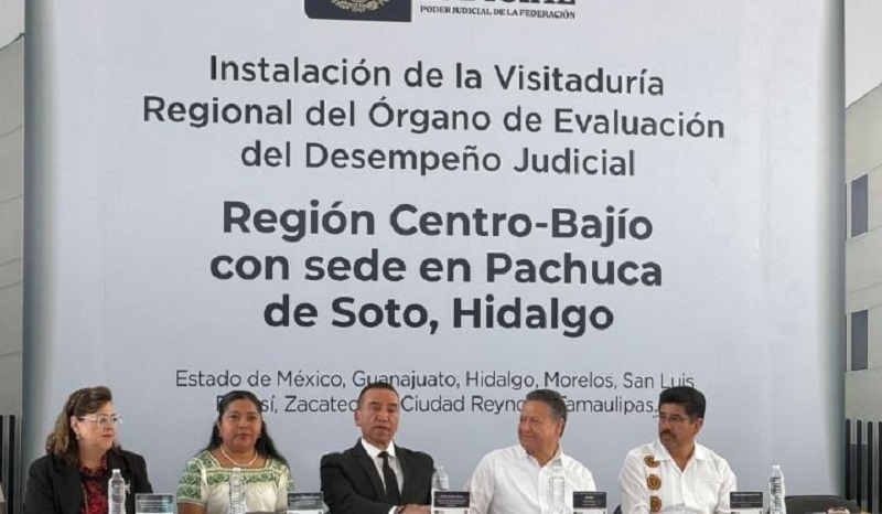Instalan Visitaduría Regional del Poder Judicial en Hidalgo