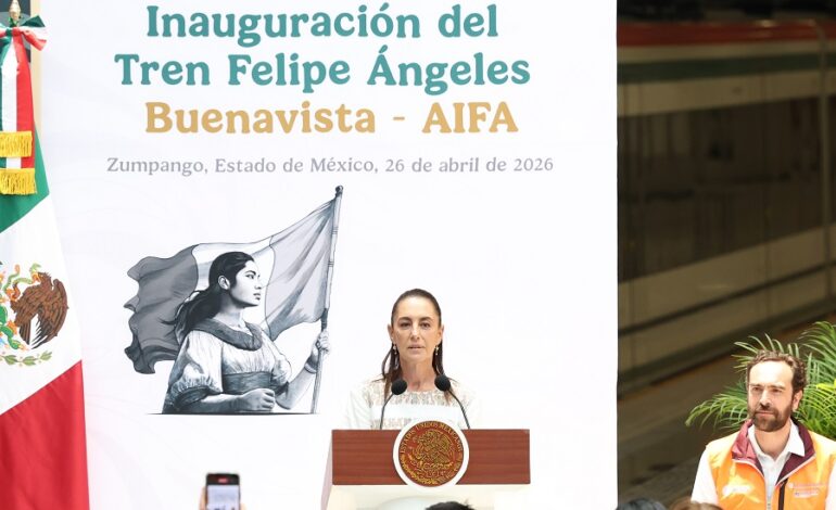 “Cumplimos Con El Pueblo de México”: Presidenta Claudia Sheinbaum Inaugura El Tren Felipe Ángeles, Buenavista-AIFA
