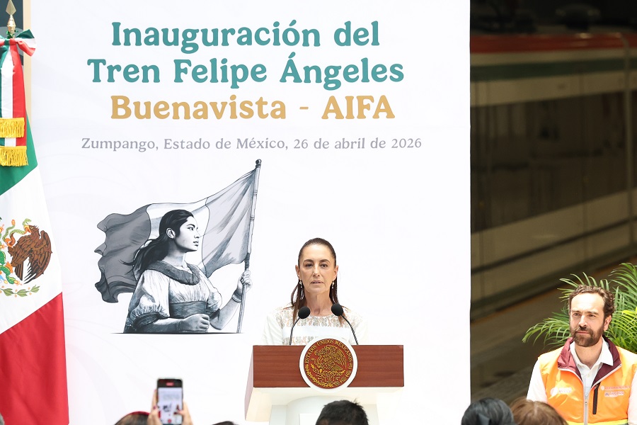 “Cumplimos Con El Pueblo de México”: Presidenta Claudia Sheinbaum Inaugura El Tren Felipe Ángeles, Buenavista-AIFA