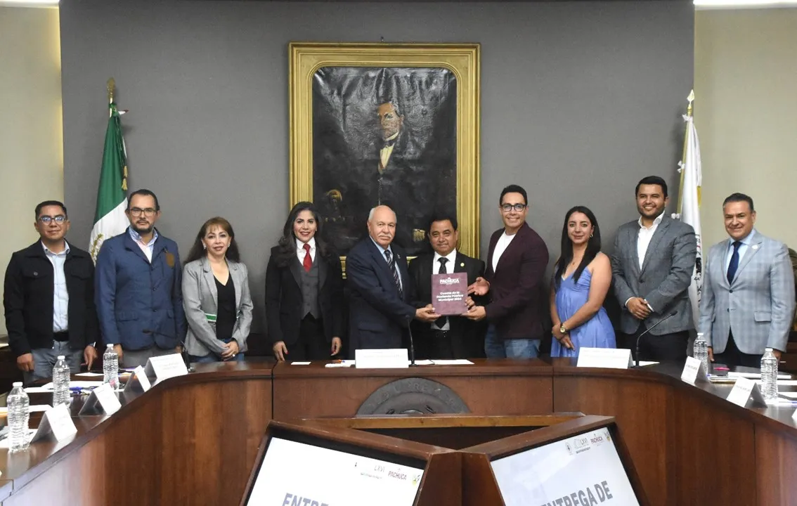El Congreso del Estado Libre y Soberano de Hidalgo Recibió la Cuenta Pública del Municipio de Pachuca 2025