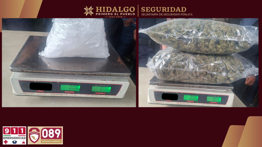 Policía Estatal Asegura en Yahualica a Individuo Con Más de 9 Mil Dosis de Droga
