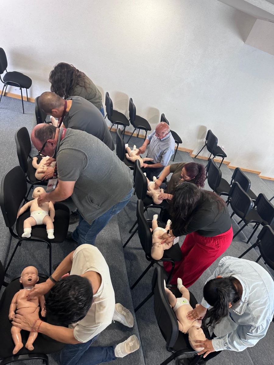 Realiza Hospital General “Dra. Columba Rivera Osorio” del ISSSTE capacitación sobre primer respondiente para emergencias médicas