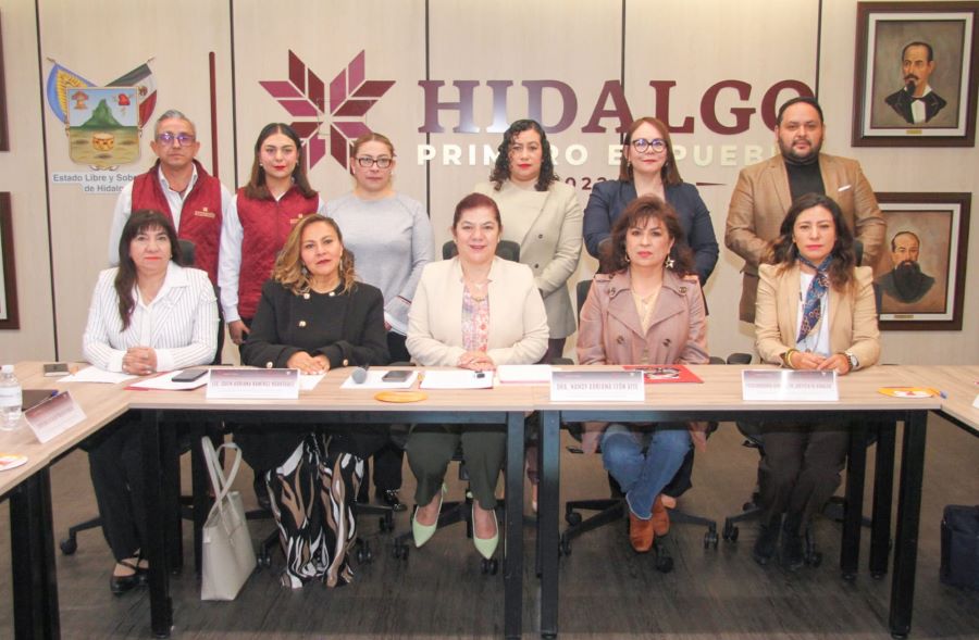 Sesiona Comité Contra La Violencia Escolar en Hidalgo, Avalaron el Plan Anual de Trabajo.