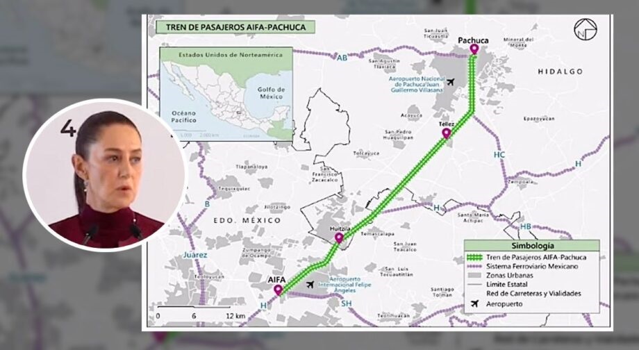 Presidenta Claudia Sheinbaum Destaca Que En Su Gobierno Se Harán Por Lo Menos 2 Mil 377 Km De Trenes Públicos