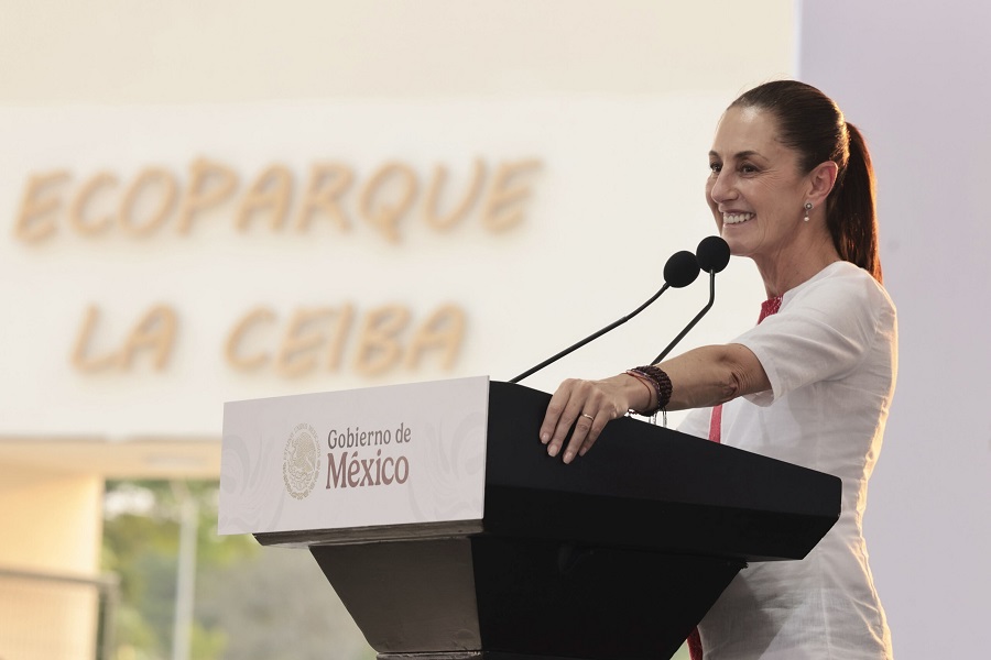 Ningún gobierno extranjero puede entrar en nuestro territorio, aquí defendemos la patria: Presidenta en inauguración de Ecoparque “La Ceiba”