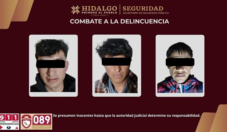 Caen Presuntos Narcomenudistas Tras Operativo de La SSPH en Tepeji del Río