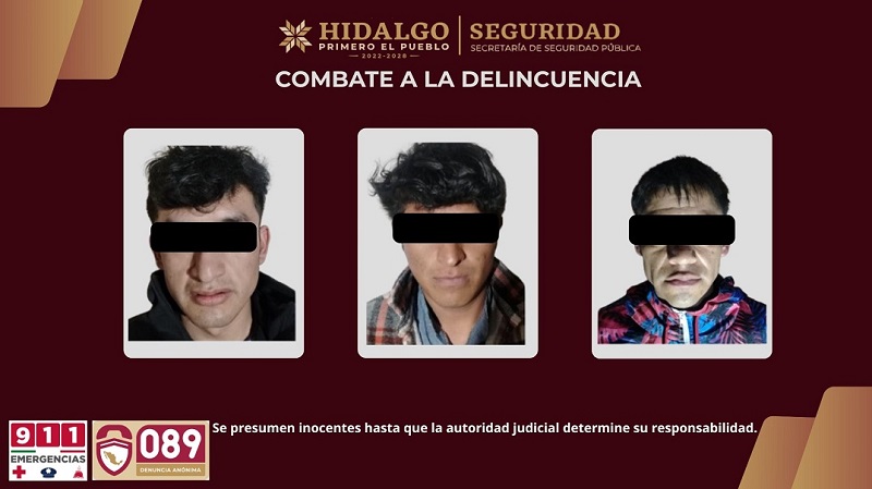 Caen Presuntos Narcomenudistas Tras Operativo de La SSPH en Tepeji del Río