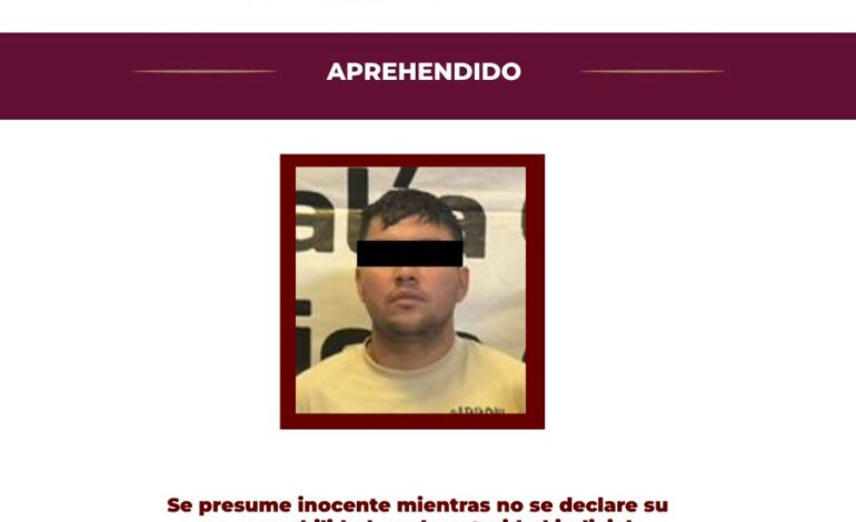 Detienen en Tizayuca un Hombre Con Orden de Aprehension por Homicidio Doloso Calificado en  Oaxaca