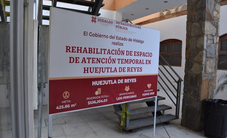 Hidalgo Invierte en Espacios de Atención de Personas Mayores en Huejutla