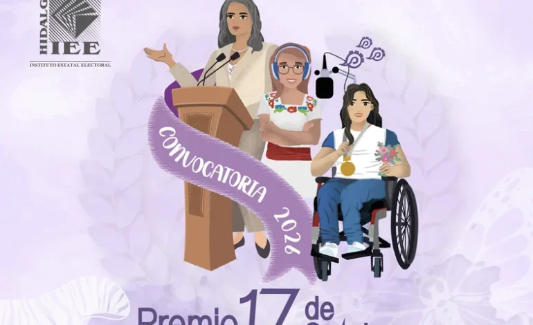 IEEH Abre Convocatoria Para Premio 17 de Octubre. Buscan Voces Femeninas Que Quieran Influir en la Política de Hidalgo