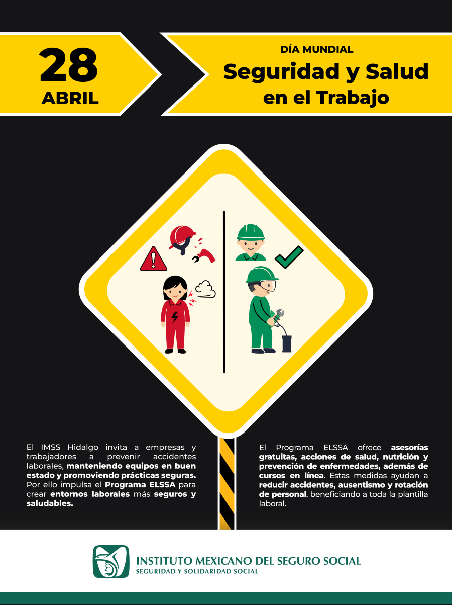 Invita IMSS Hidalgo a Patrones y Empresarios Adherirse al Programa ELSSA Para Mejorar Salud de Centros de Trabajo