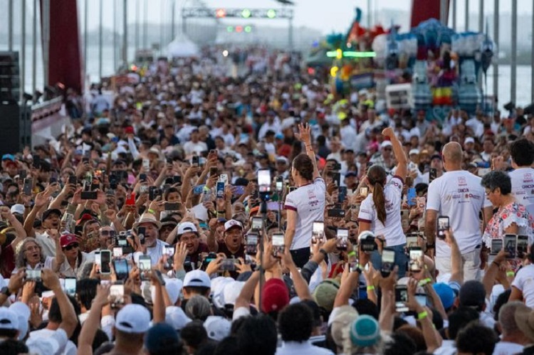 La honestidad, el amor al pueblo y a la patria dan resultados:Claudia Sheimnbaum