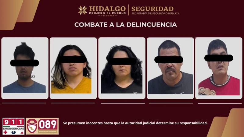 Caen  Cinco Huachicoleros que Trasladaban 2 mil 925 Litros de hidrocarburo  Robado en Mineral de la Reforma