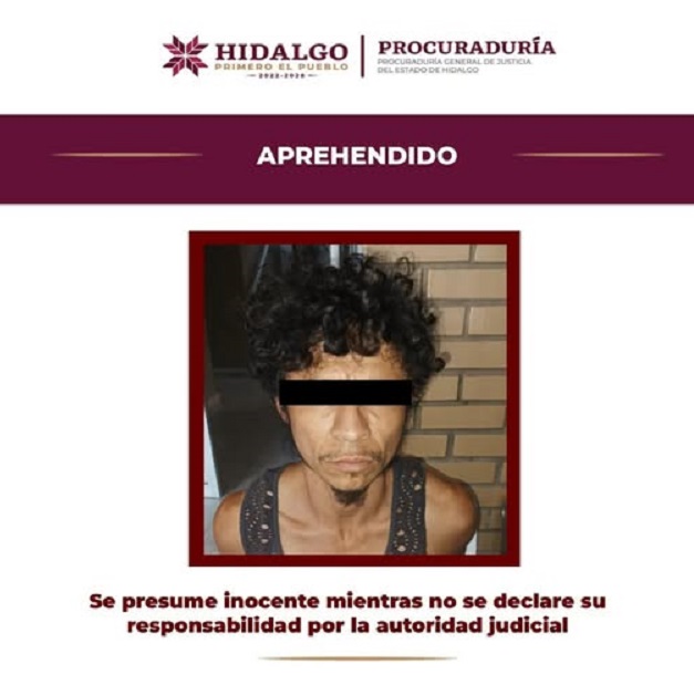 PGJEH Aprende a Sujeto  Implicado en el Multihomicidio Ocurrido en 2022, en los festejos del aniversario del Mercado Primero de Mayo