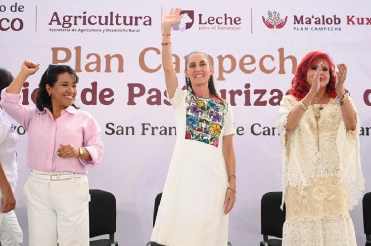Plan Campeche: Presidenta Claudia Sheinbaum Inaugura Planta Pasteurizadora de Leche en Beneficio de 200 Mil Personas del Sureste Mexicano