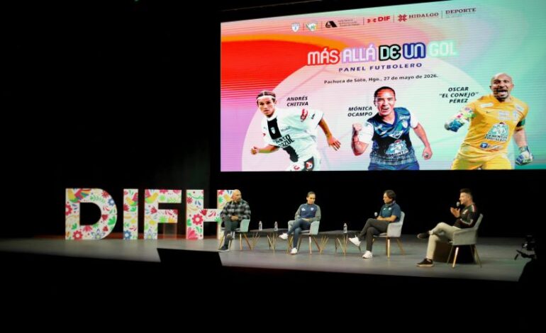 Promueve DIF Hidalgo Salud Mental y Física a Través del Conversatorio “Más Allá de un Gol”