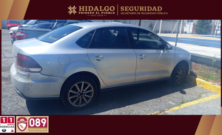 SSPH asegura a dos personas presuntamente relacionadas con un robo a cuentahabiente