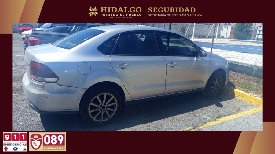 SSPH asegura a dos personas presuntamente relacionadas con un robo a cuentahabiente