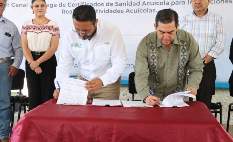 Saderh Acuerda con Utmart impulsar Sector Acuícola en Hidalgo