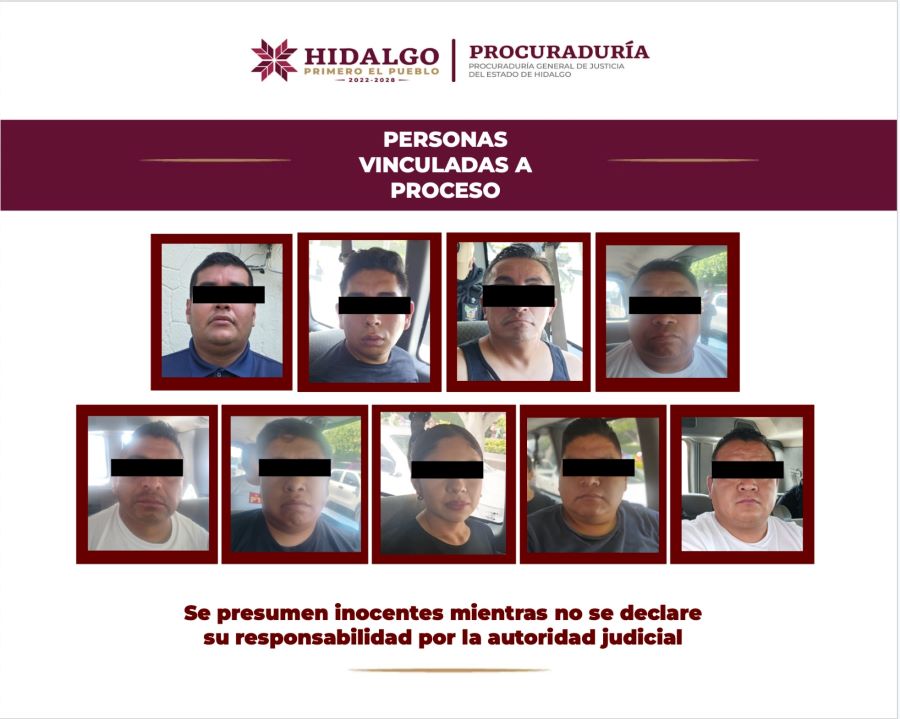 Vinculan a Proceso a Nueve Elementos de Seguridad Pública de Progreso de Obregón por Homicidio Doloso Calificado y Lesiones