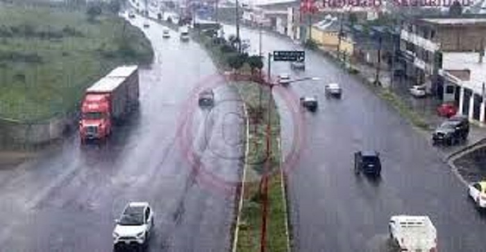 C5i Reporto Lluvia Intensa y Tormenta Eléctrica, que Abatió en la Ciudad de Pachuca
