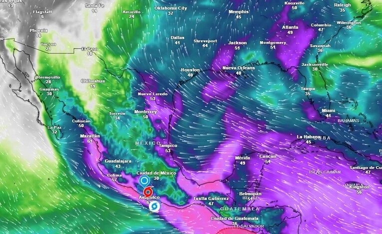 Ciclón tropical, anticiclón y Monzón,  ocasionarán Tiempo extremo esta semana