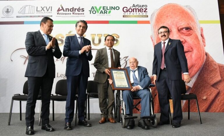 Congreso de Hidalgo Reconoce la Trayectoria del Empresario José Luis Robledo López