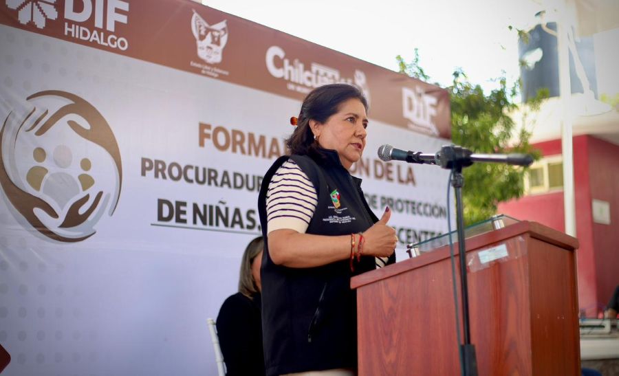 En Chilcuautla, acompaña Edda Vite formalización de la Procuraduría Municipal de Protección de Niñas, Niños y Adolescentes