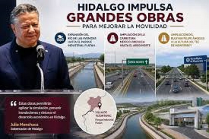 Gobierno de Mencha Proyecta Cambios a la Zona Metropolitana de Pachuca