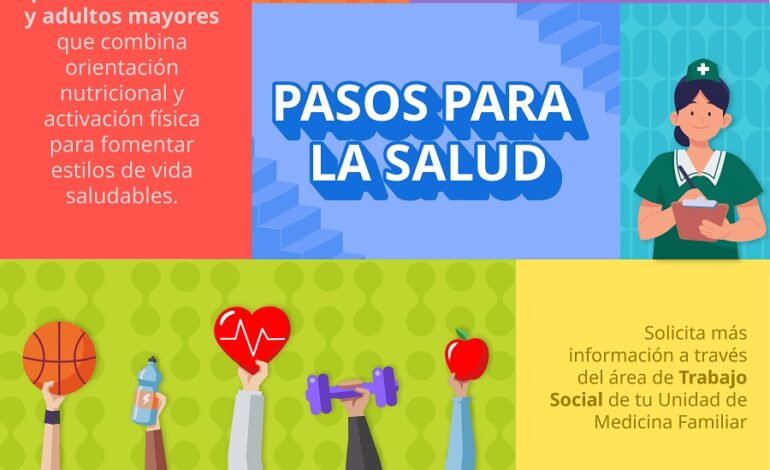 Impulsa IMSS Hidalgo estrategia Pasos por la Salud