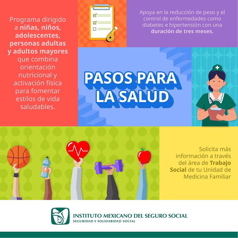 Impulsa IMSS Hidalgo estrategia Pasos por la Salud