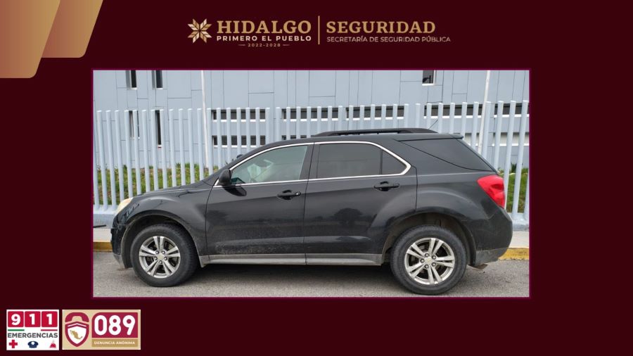 SSPH asegura a cuatro generadores de violencia en Tezontepec de Aldama