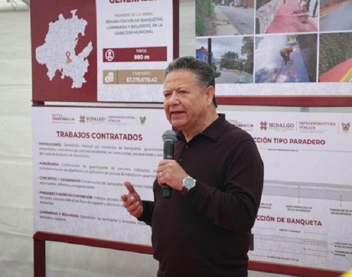 Menchaca Salazar impulsa la transformación de Mineral del Chico con obras estratégicas que fortalecen el desarrollo turístico