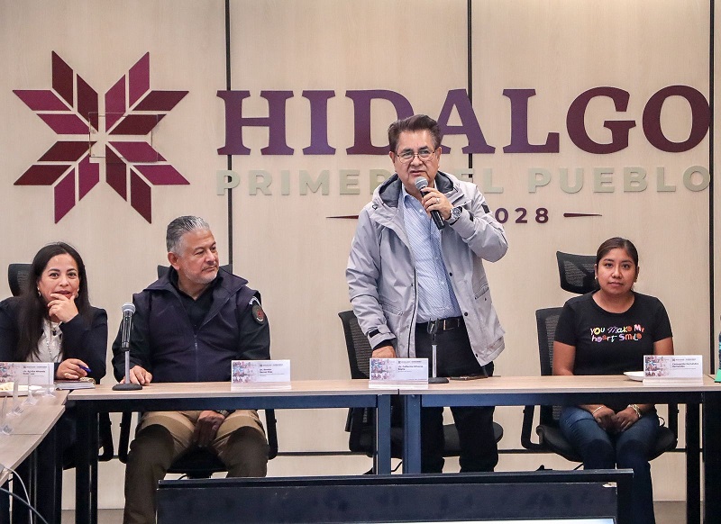 Gobierno de Hidalgo fortalece acompañamiento a familias de Chapula para garantizar su seguridad